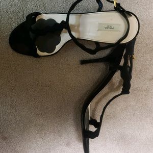Prada suede sandal size 10